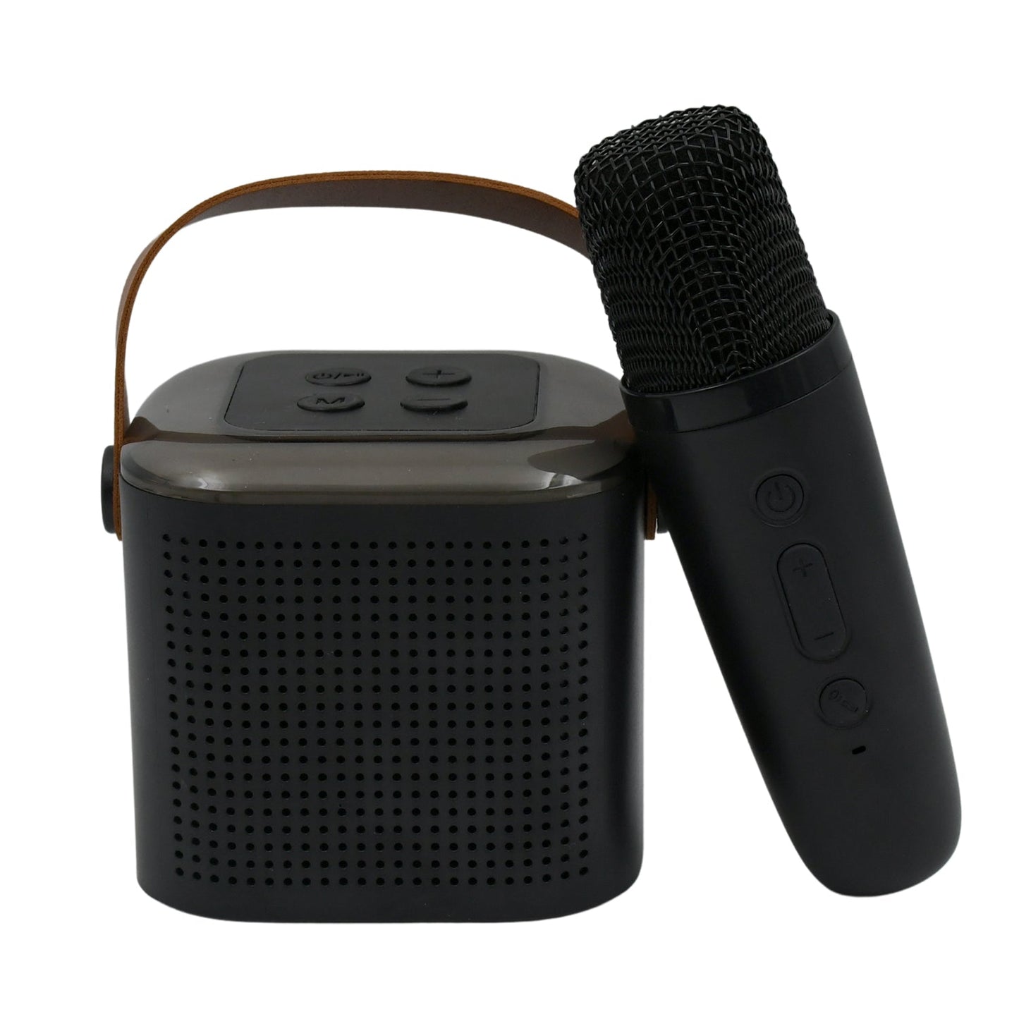 Wireless Speaker Microphone Set, RGB Light Support Memory Card PortableKaraoke Machine Perfect for Travel TV